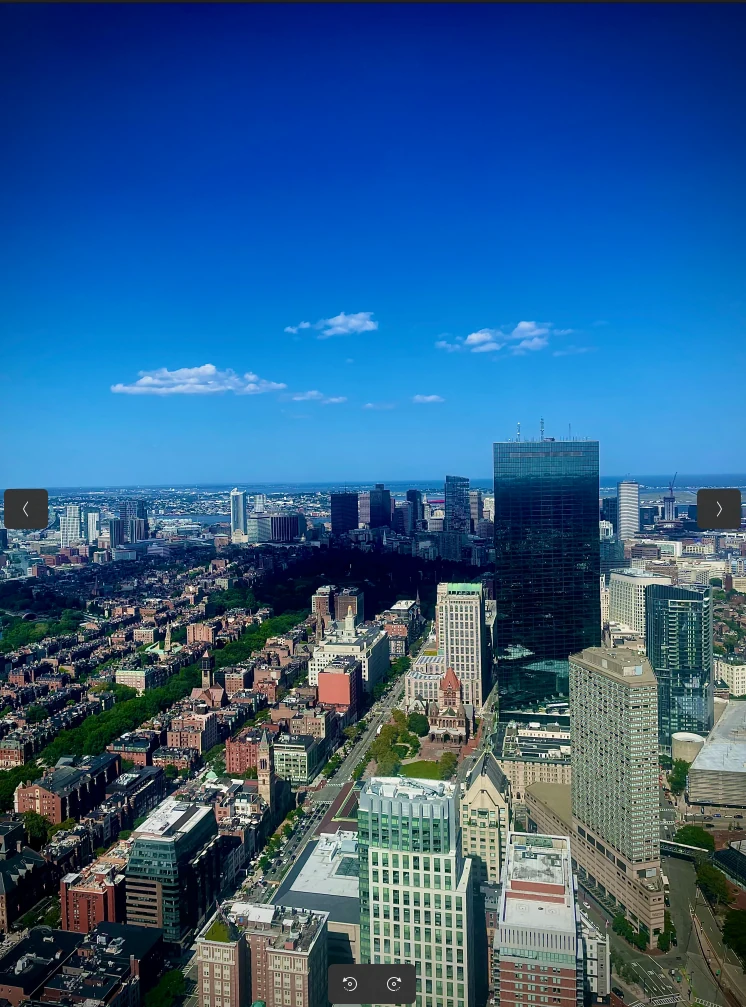 Hub tower view